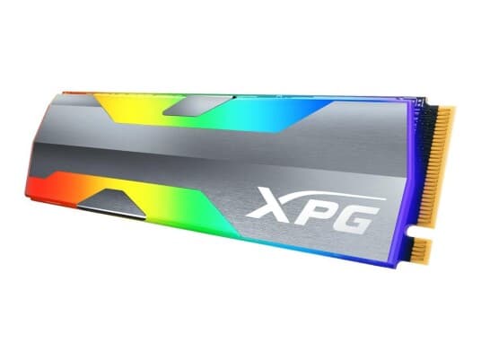 Adata Xpg Spectrix S20g Rgb - Ssd - 500 Gb - Intern - M.2 2280 - Pcie 3.0 X4 (Nvme) - 256-Bit Aes - Integrert Kjøle