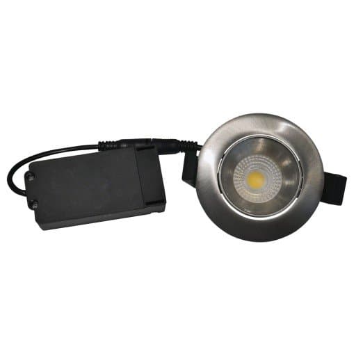 Downlight Velia Low Profile 5W 2700K Cri>95 Rund, Børstet Alu