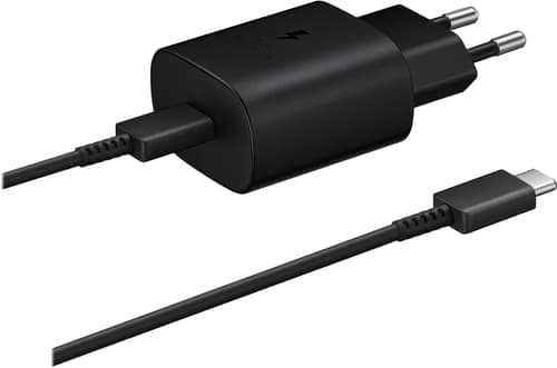 Samsung® | EP-TA800 - Fast Charging Wall Charger - 25 Watt - 3 A - USB-C - Sort