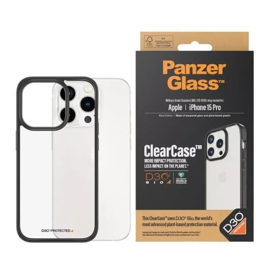 Panzerglass Clearcase, Etui, Apple, Apple - Iphone 15 Pro, 15,5 Cm (6.1"), Gjennomsiktig