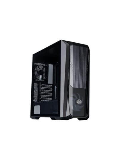 Cooler Master Masterbox 500 - Mid Tower - Utvidet Atx (E-Atx) - Sidepanel Med Vindu (Herdet Glass) - Ingen Strømforsyning (Atx) - Svart - Usb/Lyd