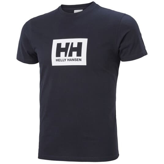 Helly Hansen Herre Hh Box Navy T-Shirt S (53285_599)