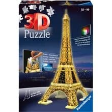 Ravensburger Night Edition - Eiffel Tower Night Edition - 3D-Puslespill - 216 Deler