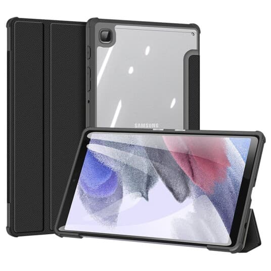 Dux Ducis Nettbrettetui Dux Ducis Toby Armored Flip Smart Etui Til Samsung Galaxy Tab A7 Lite Med Stylusholder Svart