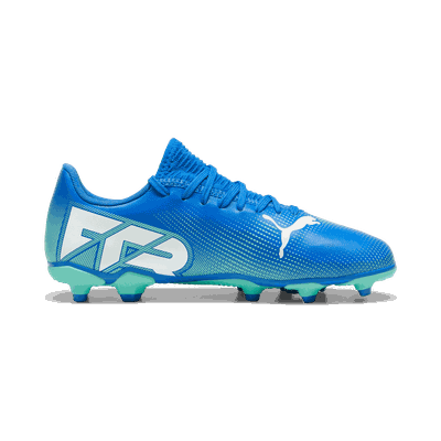 Puma Future 7 Play Fg/Ag, fotballsko gress og kunstgress, junior Blå 37