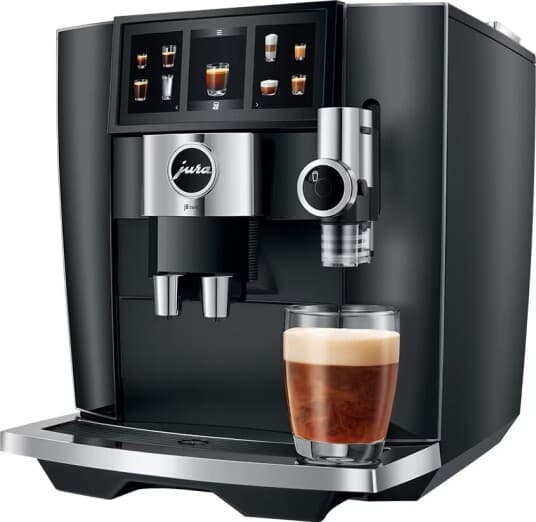 Jura J8 Twin, Espressomaskin, 1,9 L, Kaffe Bønner, Malt Kaffe, Innebygd Kaffekvern, 1450 W, Sort