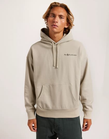 Polo Ralph Lauren LSPOHOODM1-Long Sleeve-Sweatshirt Hoodies Beige