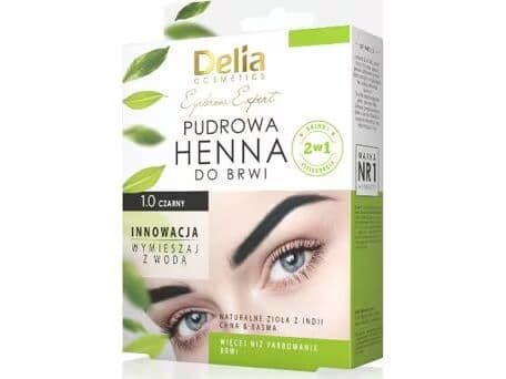 Delia Delia Eyebrow Powder henna for eyebrows 0.1 BLACK