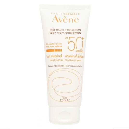 Avene- Protective Mineral Milk For Intolerant And Allergic Skin Spf 50+ (Very High Protection Mineral Lotion) 100 Ml