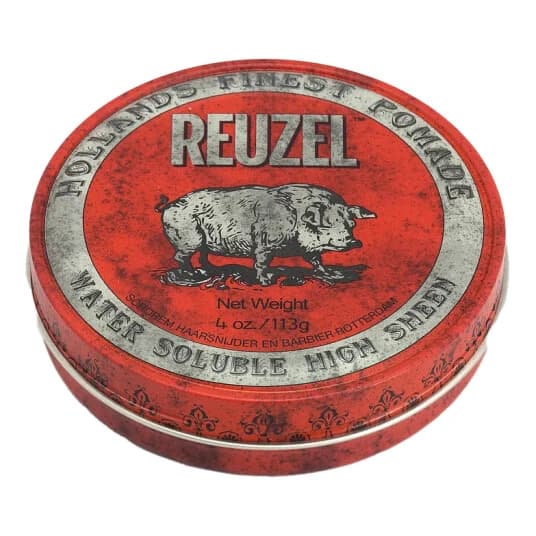 REUZEL Styling Red Pomade Water Soluble hair pomade with medium hold and high shine for men 113g