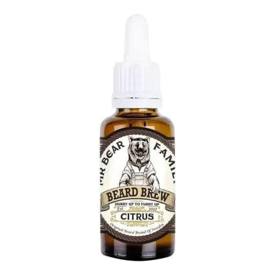 Mr Bear Family Beard Brew skjeggolje - Citrus 30 ml