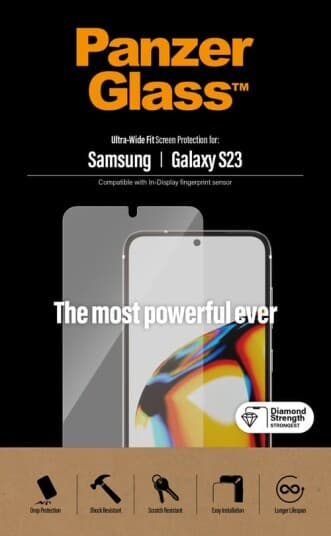 Panzerglass - Skjermbeskyttelse For Mobiltelefon - Glass - For Samsung Galaxy S23