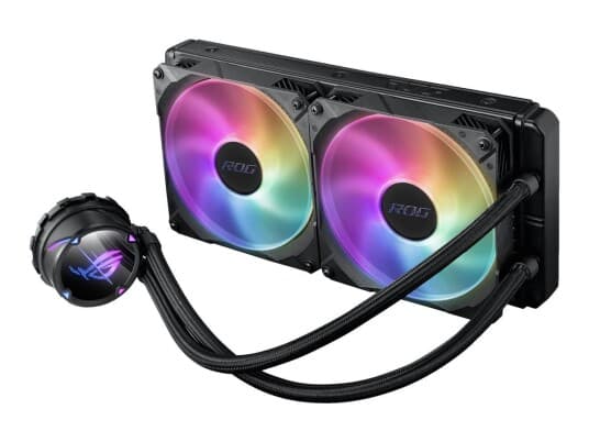 Asus Rog Strix Lc Ii 280 Argb - Væskekjølesystem For Prosessor - Radiatorstørrelse: 280 Mm - (For: Am4, Tr4, Lga1200, Lga1700, Am5, Lga115x Socket) - Aluminium Med Kobberbasis - 140 Mm