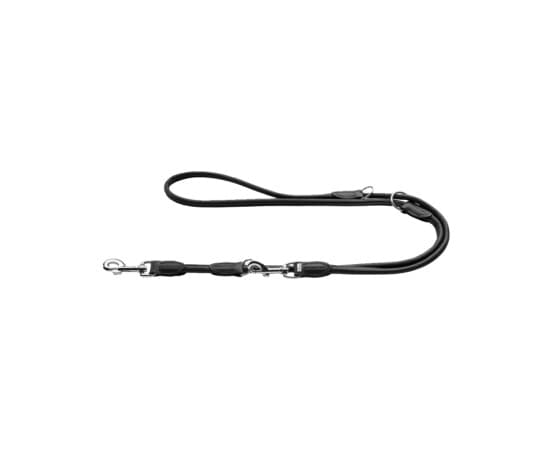 Dog Leash Training Round & Soft Hunting Black 200 cm, 8 mm