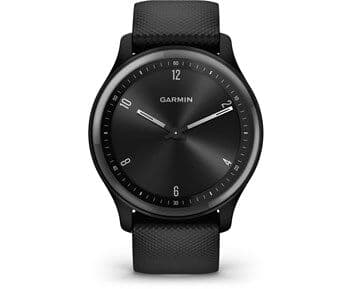 Garmin Vívomove Sport - Svart - Smartklokke Med Bånd - Silikon - Håndleddstørrelse: 125-190 Mm - Monokrom - Bluetooth, Ant+ - 19 G