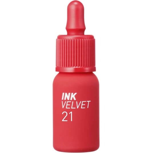 Peripera Ink Velvet Liquid Lipstick (21 Vitality Coral Red) 4 G