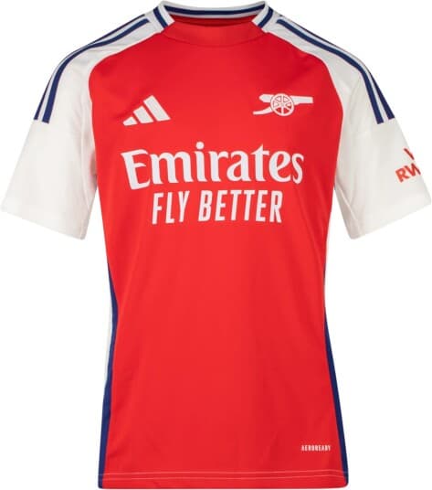 Adidas Arsenal Home Jersey 2024/25, fotballdrakt, junior Rød 128