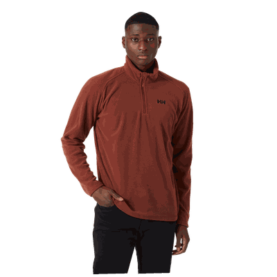 Helly hansen Daybreaker 1/2 Zip Fleece, fleecegenser, herre Rød XXL