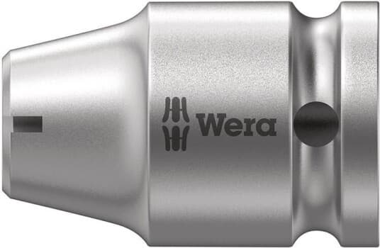 Wera 780 C Verbindungsteile, 1 Stykker, Sekskantet, 25,4 / 2 Mm (1 / 2"), 5/16", Kromvanadiumstål, Grå