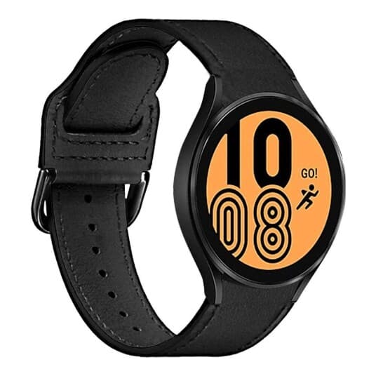 Puro Gw4classicblk, Klokkereim, Samsung, Galaxy Watch 4, Galaxy Watch 4 Classic, Galaxy Watch 5, Galaxy Watch 5 Pro, Lær, Slate, 210 Mm