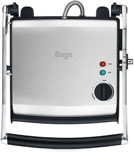 Sage SGR200BSS4EEU1 The Adjusta Grill - Grill / sandwich-maskin - 1.5 kW - børstet rustfritt stål