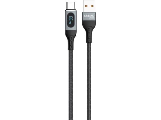 Dudao Usb - Usb Type C-Kabel Hurtiglader Pd 66W 1M Svart (L7max)