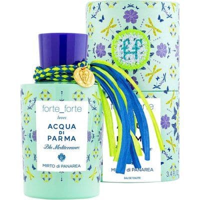 Acqua Di Parma Mirto Di Panarea Forte_Forte Loves Special Edition, Kvinner, 100 Ml, Basilikum, Bergamot, Sitron, Myrt, Damaskusrose, Jasmine, Marinen, Rav, Ceder Tre, Juniper, Lentisc, Spray