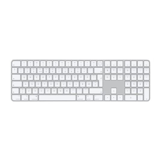 Apple Magic Keyboard With Touch Id And Numeric Keypad - Tastatur - Trådløs - Bluetooth, Usb-C - Qwerty - Norsk