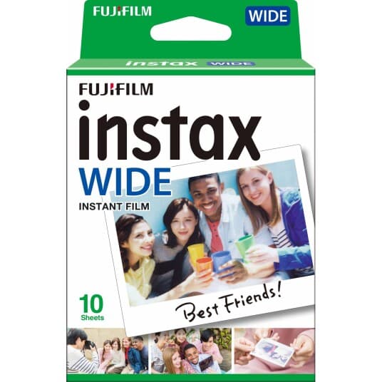 Fujifilm Instax Wide Monochrome - Svart/Hvit Hurtigvirkende Film - Instax Wide - Iso 800 - 10 Eksponeringer