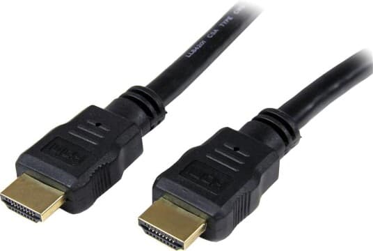 Startech.Com Høyhastighets Høyhastighets Hdmi-Kabel Med Ethernet (Hann/Hann) - Ultra Hd 4K Hdmi Videokabel - Video/Lyd/Nettverkskabel - Hdmi - 28 Awg - Hdmi, 19 Pins (M) - Hdmi, 19-Pinners (M) - 1 M - Svart (Hdmm1mhs)