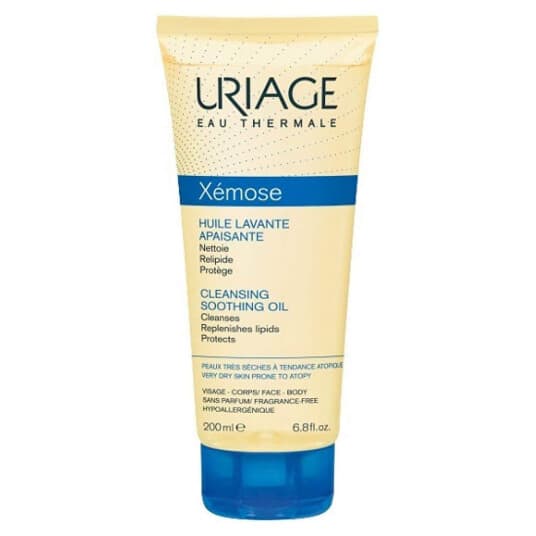 Alkotest Uriage_Xemose Cleansing Soothing Oil Very Dry Skin Badeolje For Tørr Hud 200Ml