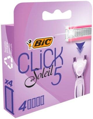 Bic System Click Soleil 5 Women's Razor Cartridges 1Op.-4Pcs