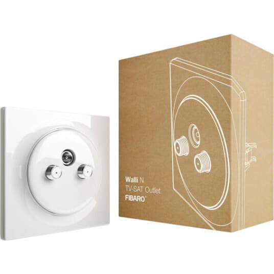 Fibaro - Walli N TV-SAT Outlet