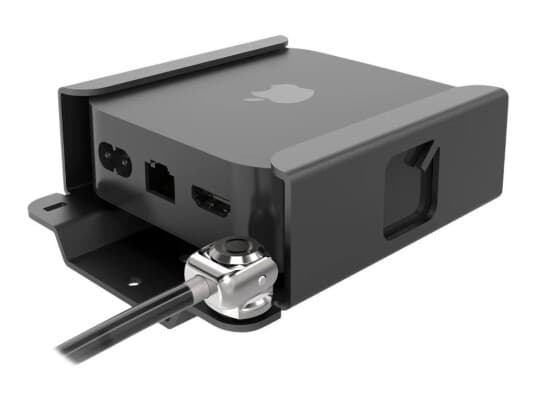 Compulocks Apple Tv Security Mount (4K 3Rd Gen) (2022) - Monteringssett (Sikkerhetsbrakett, Låsehodemontering) - Ventilert - For Medieboks - Låsbar - Høyverdig Aluminium - Svart - For Apple Tv 4K (3Rd Generation)