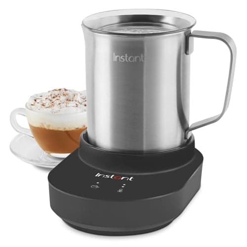 Instant Coffee Frother Station  Melkeskummer - Farge: Svart Rustfritt Stål