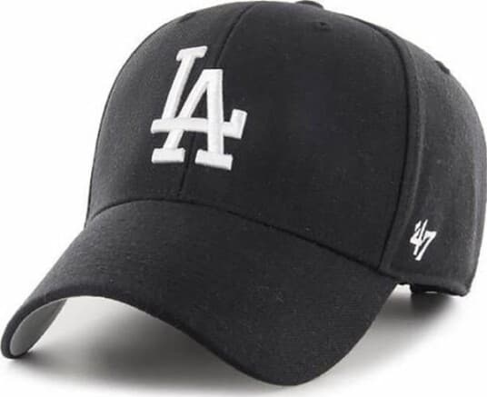 47-Merke Los Angeles Dodgers Caps, Svart, Universell Størrelse