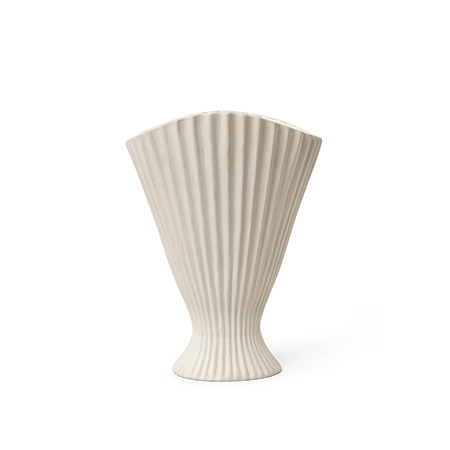 ferm LIVING Fountain vase 30,5 cm off white