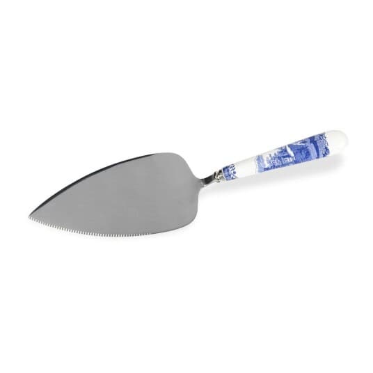 Spode Blue Italian kakespade 25 cm Keramikk-rustfritt stål