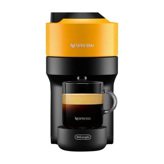 Nespresso Vertuo Pop kaffemaskin av DeLonghi ENV90.Y (Mango Yellow)