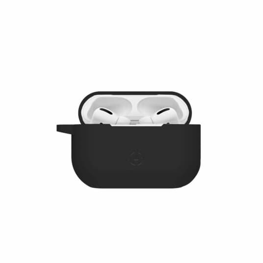 Celly Air Case - Beskyttelsesboks For Øretelefoner - Silikon - Svart - For Apple Airpods Pro