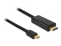 Delock - Hdmi-Kabel - Mini Displayport Hann Til Hdmi Hann - 1 M - Svart