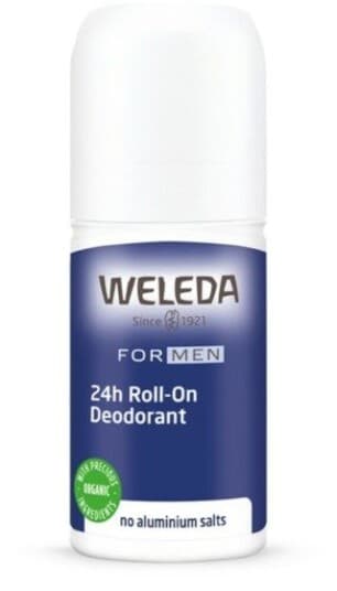 Weleda For Men 24H Deo Roll-On, Män, Deodorant, Roll On-Deodorant, Flaska, 50 Ml, 24 H