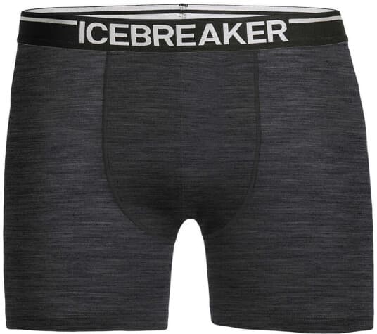 Icebreaker M Anatomica Boxers Jet Hthr S