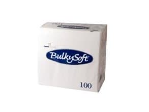 Serviet Bulkysoft 33X33cm 2-Lag Hvid,20 Pk X 100 Stk/Krt