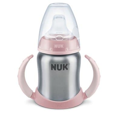 NUK Learner Cup Rustfritt stål Rosa Rustfritt Steel 125 ml Silikon