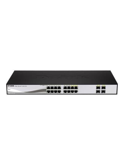 D-LINK Web Smart DGS-1210-16 - switch - 16 porter - Styrt