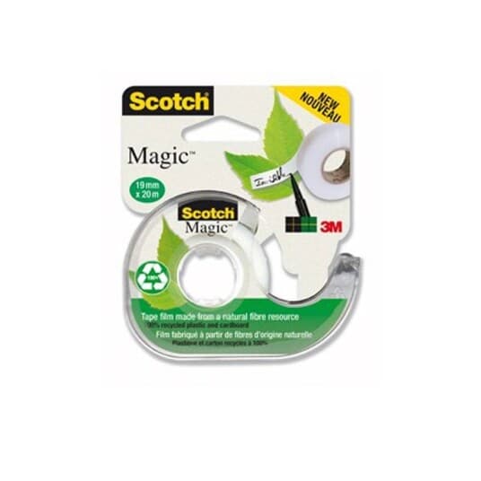 Staples Scotch Adhesive Tape Magic Greener Choice On Feeder 9-1920D 19Mmx20m