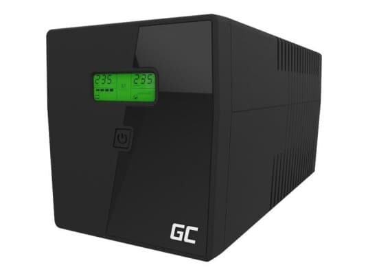 Green Cell Microsine - Ups - Ac 220/230/240 V - 700 Watt - 1000 Va - 7 Ah - Usb - Utgangskontakter: 4