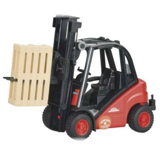 Bruder Professional Series - Linde Fork Lift H30d With 2 Pallets