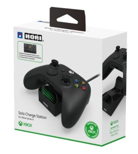 Hori Solo - Ladestasjon + Batteri - For Microsoft Xbox One Wireless Controller, Series S, Series X